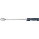 Torque wrench with setting scale with reversible ratchet, maximum torque
