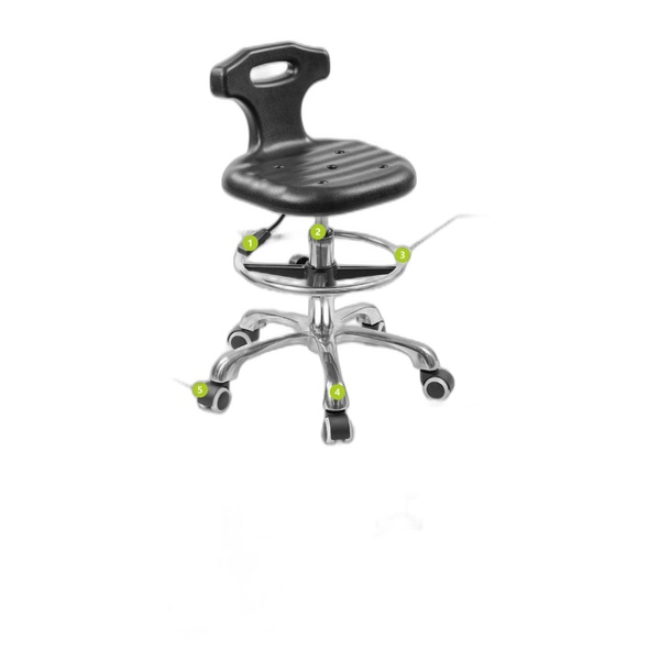 Lab Chair with Backrest IC183
