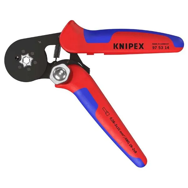 Self-Adjust Crimping Pliers for Wire Ferrules Hex 0.08-16mm2 (97 53 14)