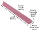 Precision Ruby Honing Stone (Instrument Grade) Grit:Ultra-Fine JIS 2000-3000eq.